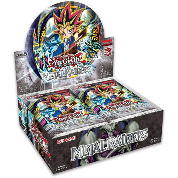 Boîte de 24 Boosters Yu-Gi-Oh! "Metal Raiders" Edition 25ème Anniversaire Version Française